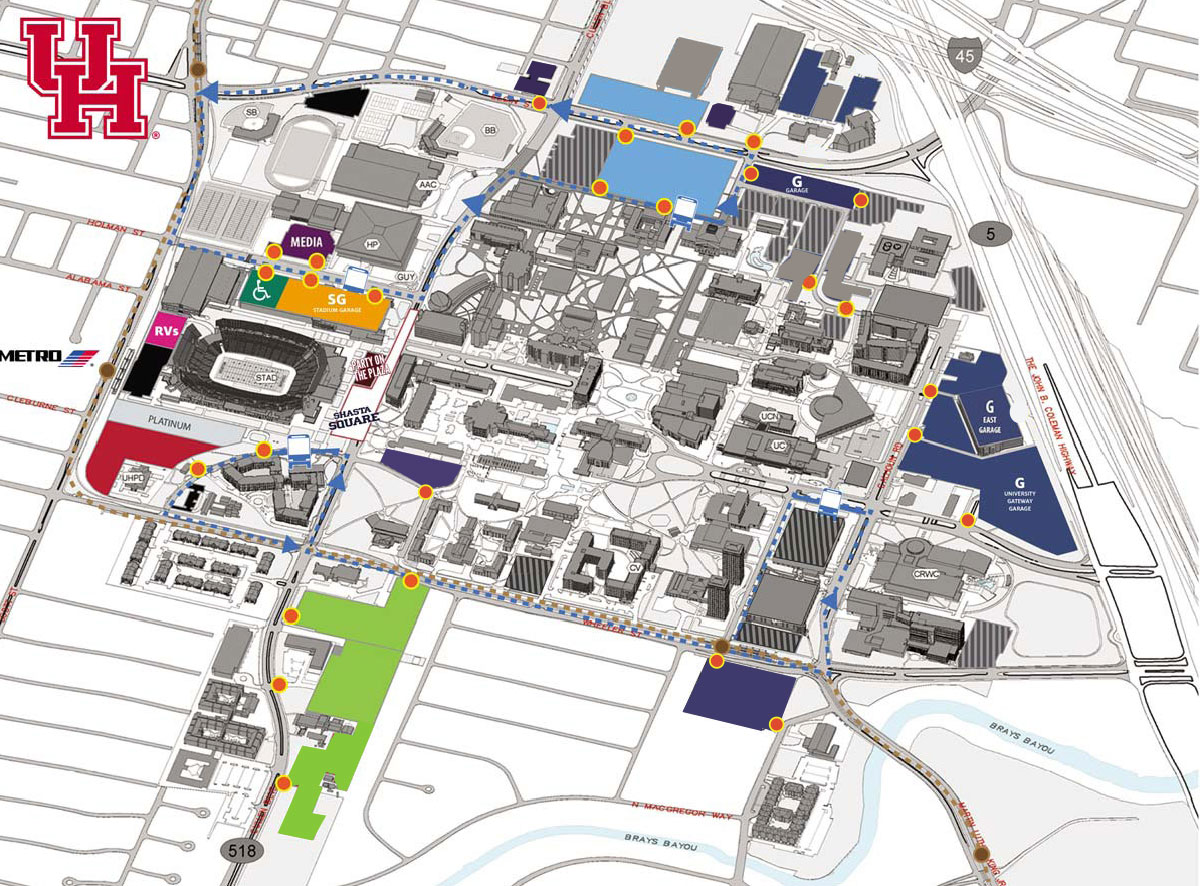 U Of H Football Stadium Seating Chart