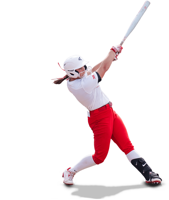 Golfer swinging a club