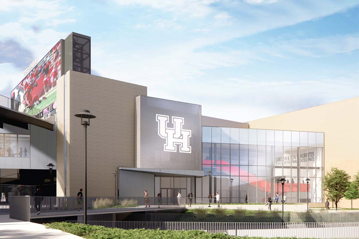 Rendering of football operations center