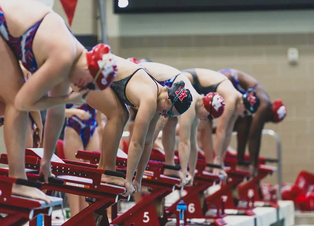 divers on diving board