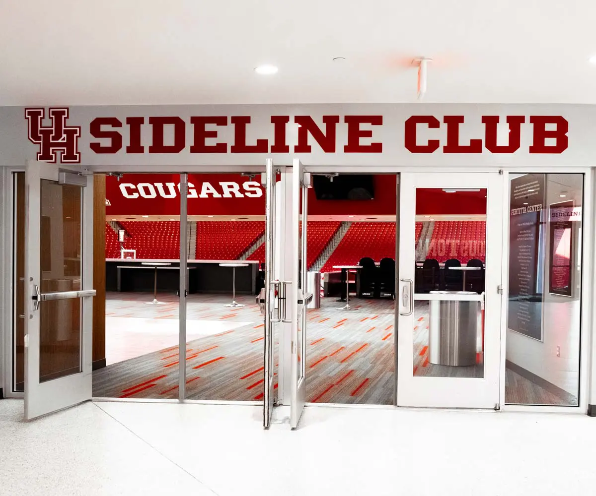 entrance to sideline club